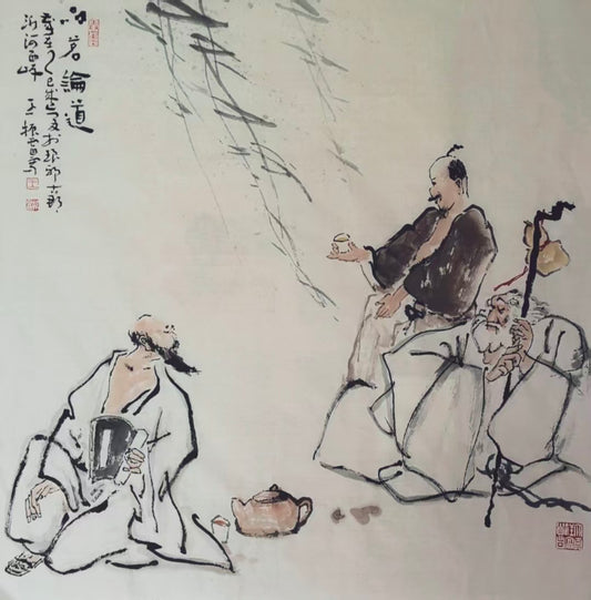 人像系列-品茗论道