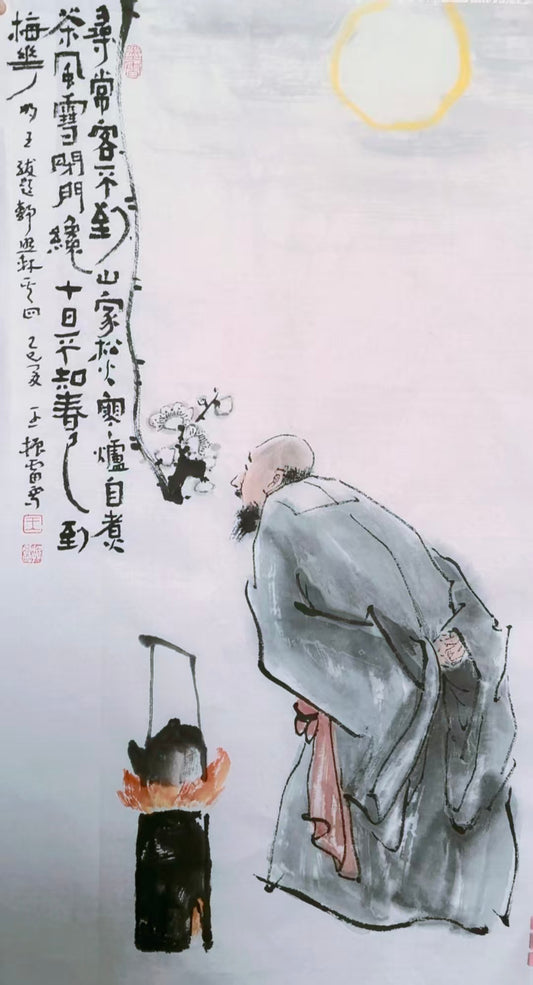 人像系列-寻梅图